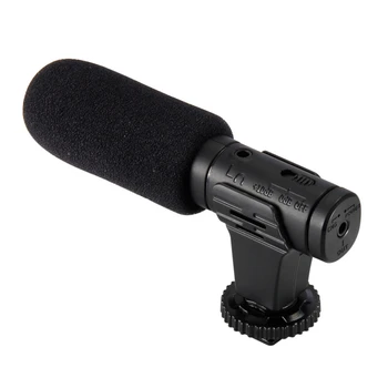 

Protable Universal Camera Phone Microphone HD Live Mic Plug and Play For Sony Canon Camera For iPhone SamSung Xiaomi