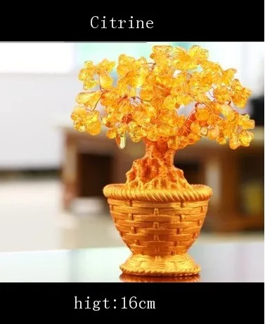 

natural citrine quartz crystal gem money tree in for wealth money bay