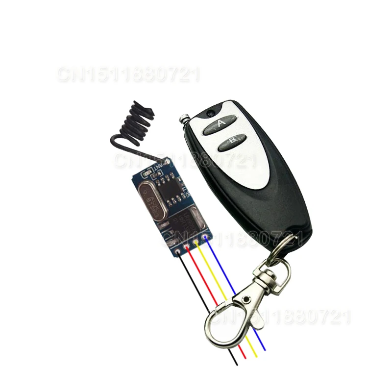

Mini Receiver Wireless Remote Control Switch 3.7v 4.5v 5v 6v 9v 12v Micro Receiver Switch+ Transmitter DC3.5V-12V Wide Voltage