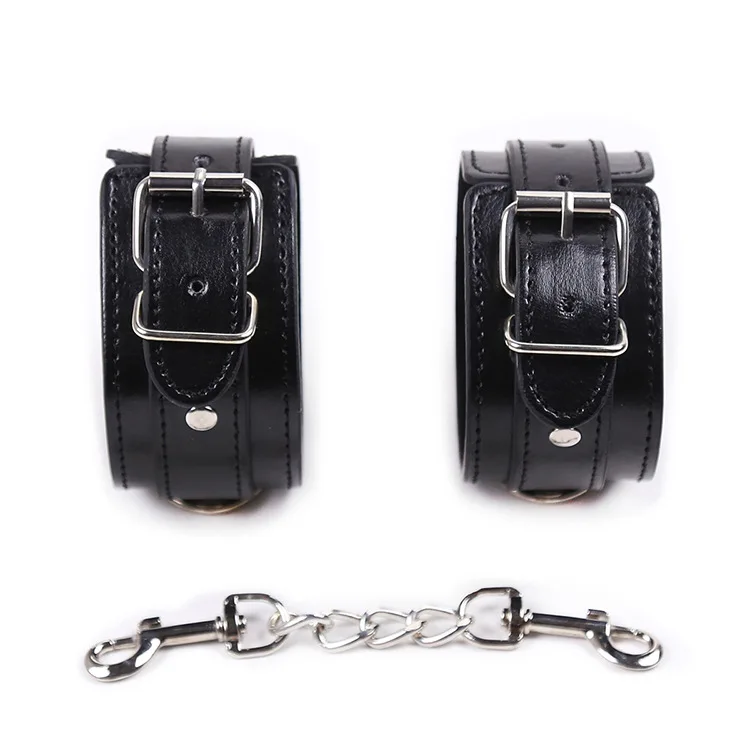 Sex Toys for Woman Adult Games Accessories Ankle Cuffs Slave Bdsm Bondage Restraints Leather Foot Fetish Black Strapon |