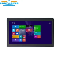Embedded All In One PC TouchSrceen celeron 1037u with 10 point touch capacitive touch with 2*RS232 4G RAM 24G SSD