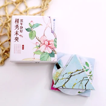 

40PCS Jin Xiu Wei Yang Box Cute Cartoon Mini Paper Stickers Decoration DIY Diary Scrapbooking Sticker Stationery For Kids Gift