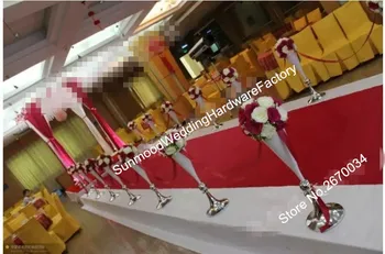 

new desinge Wedding Walkway Flower Metal Aisle Stand