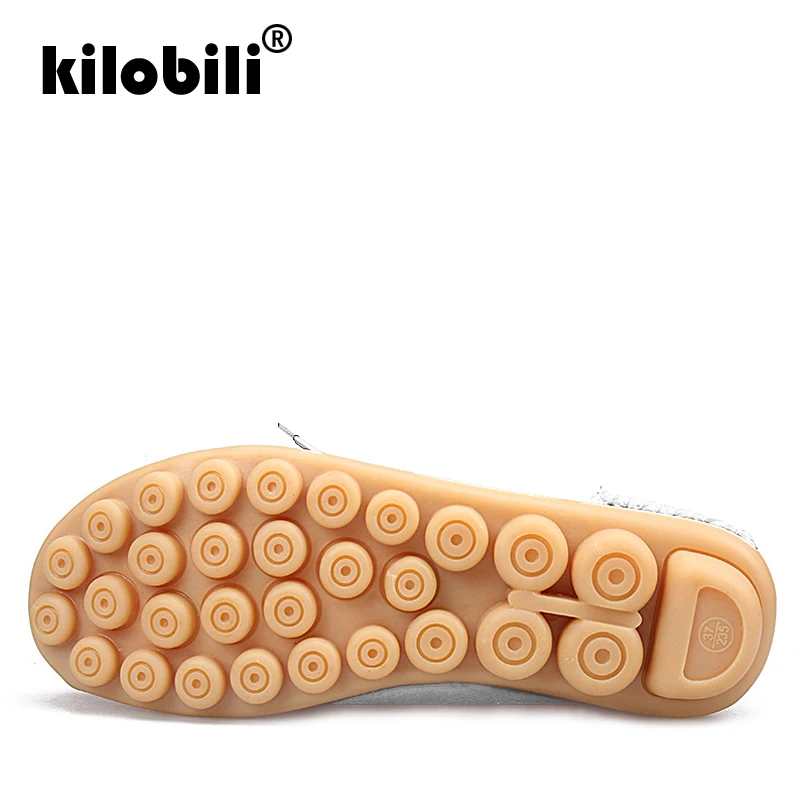 Kilobili/2019 г. летние женские туфли на плоской подошве балетки из натуральной кожи с