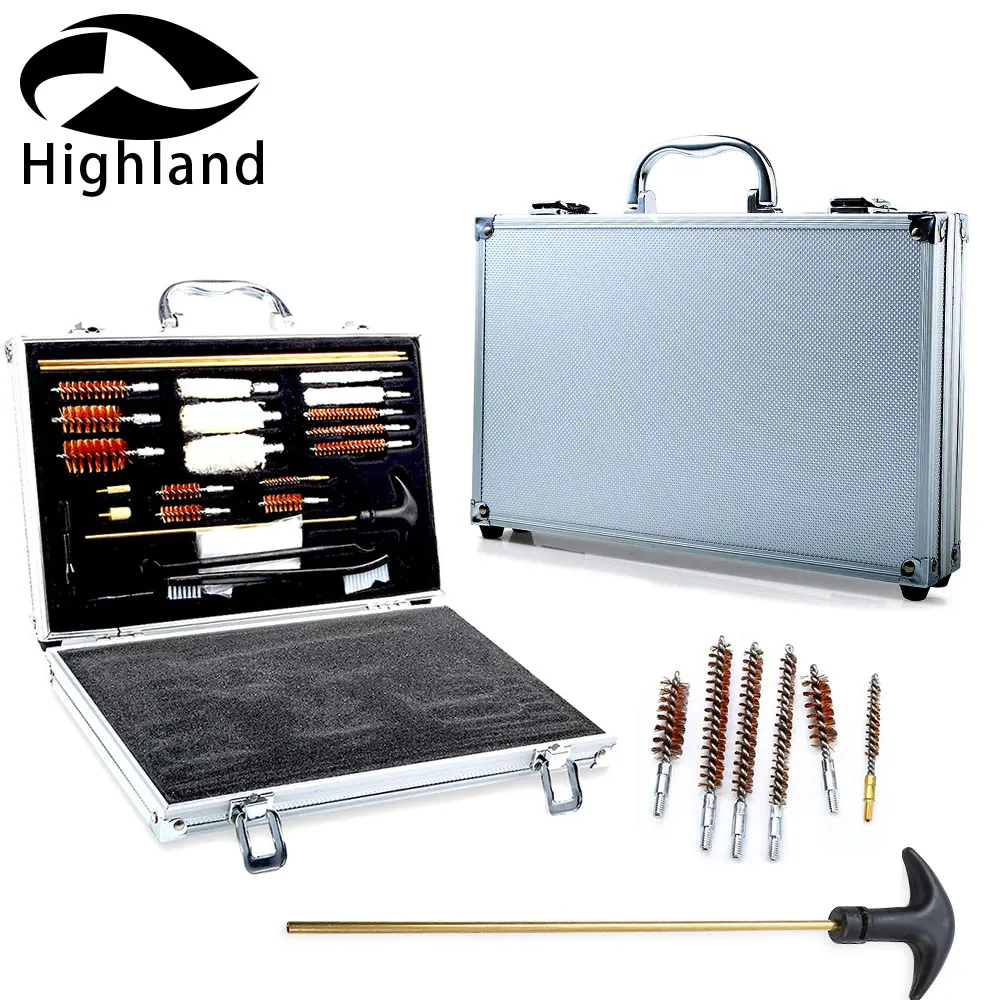 

Hunting Hand Shot Gun Case Box Cleaner Kit 74Pcs Pro Universal Gun Cleaning Kit Pistol Rifle Shotgun Firearm Cleaner