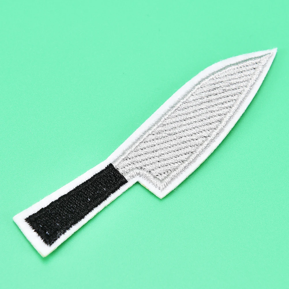 Hot Sale 1Pc Fruit Knife Embroidered Patches For Clothing Iron On Sew
