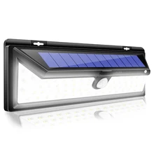 

CHIZAO 66 LED Motion Sensor Solar Lights Outdoor Security Light Waterproof IP65 Emergency Lights 3 Modes Rechargeable Solar Lamp