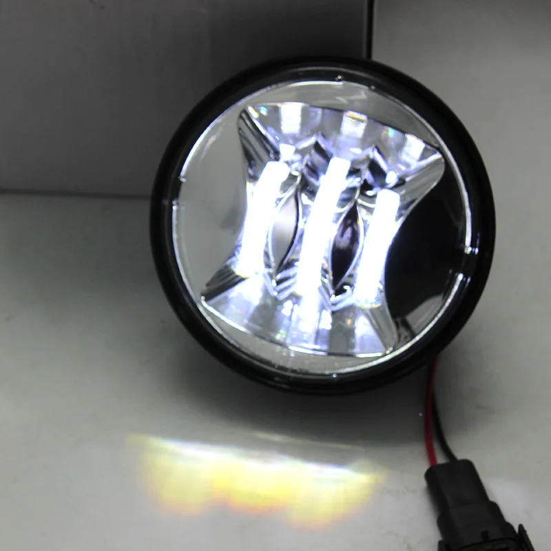 FADUIES Motorcycle accessories Harley 4-12 4.5 Led Fog Lights For Softail FLSTN Touring Electra GlideRoad KingTour Glide (11)