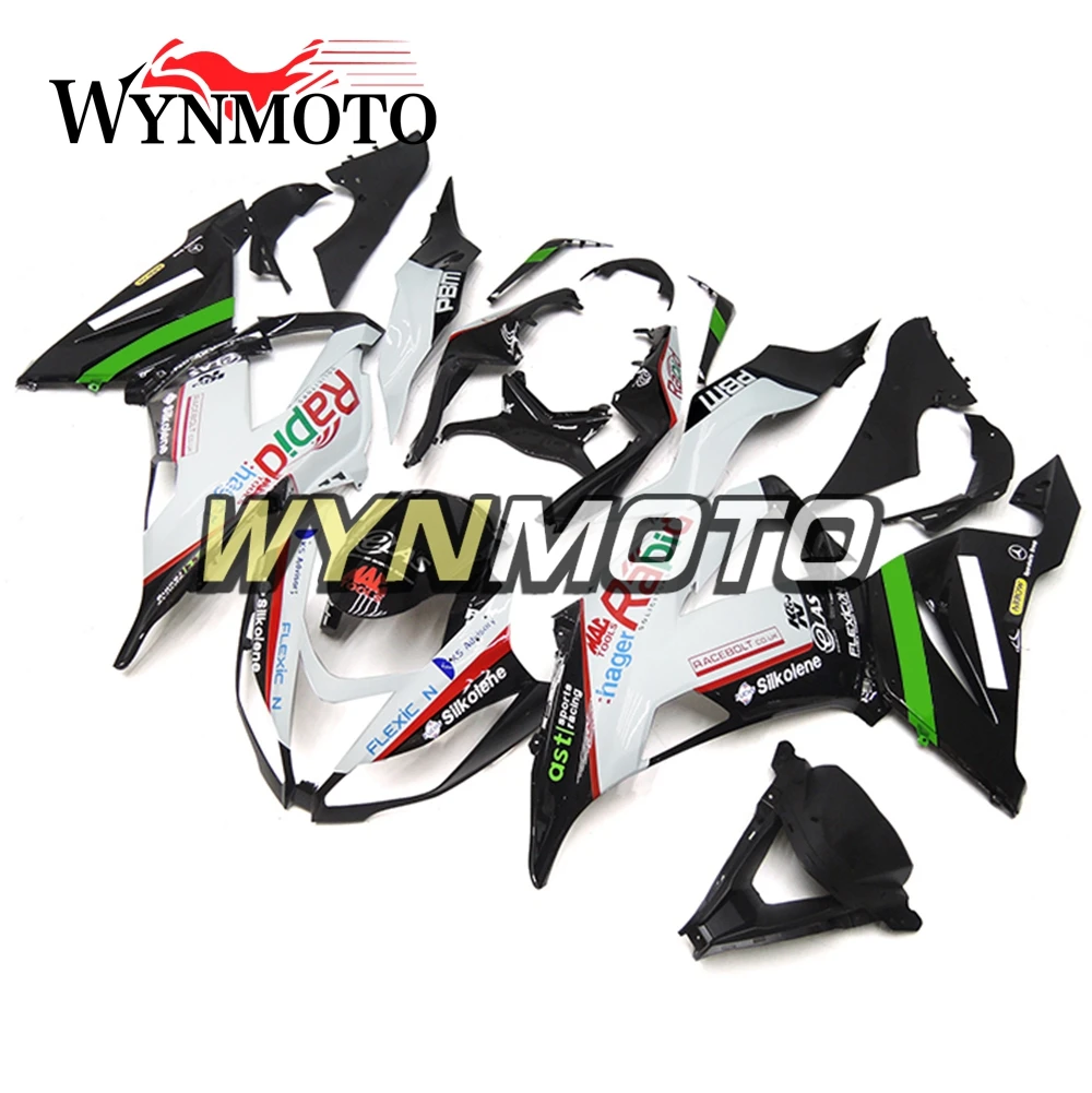 

White Colorful Complete ABS Injection Fairings For Kawasaki ZX-6R ZX6R 636 2013 - 2017 14 15 16 17 Motorbike Cowlings Body Kits