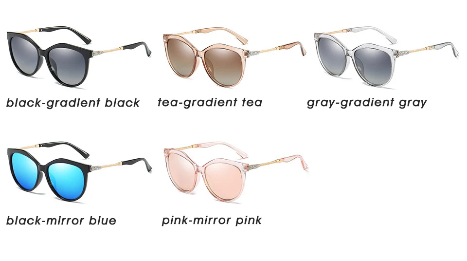 Роскошные брендовые дизайнерские женские солнцезащитные очки кошачий глаз поляризованные модные бриллиантовые Женские винтажные солнцезащитные очки HD oculos de sol feminino