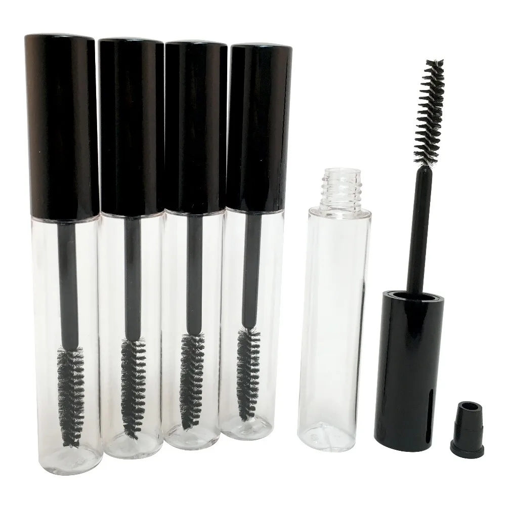 

10 Pcs Travel Empty Eyelashes Tube Mascara Bottle Plastic Container 10 ml (M9-C=10pcs)