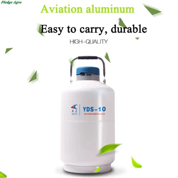 

Cryogenic flask 2L liquid nitrogen container portable sperm semen transport storage animals artificial insemination tools