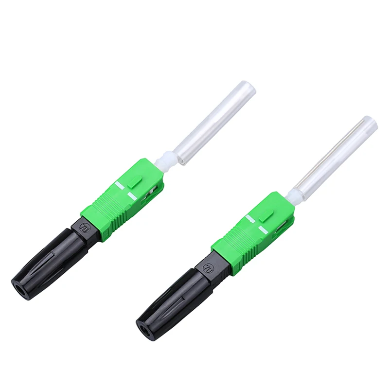 

50pcs/ot Wholesale New FTTH SC/APC hot melt Optical Fiber Fast Connector SCAPC hot-melt type Quick connector