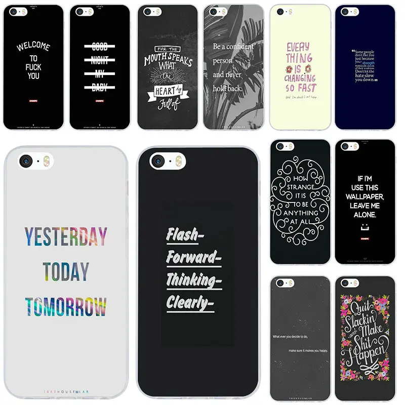 

Character Writing Soft TPU Silicone Mobile Phone Bags Case Coque for iPhone X XR XS Max 8 7 Plus 6 6S Plus 5 5S SE 5C 4S Shell