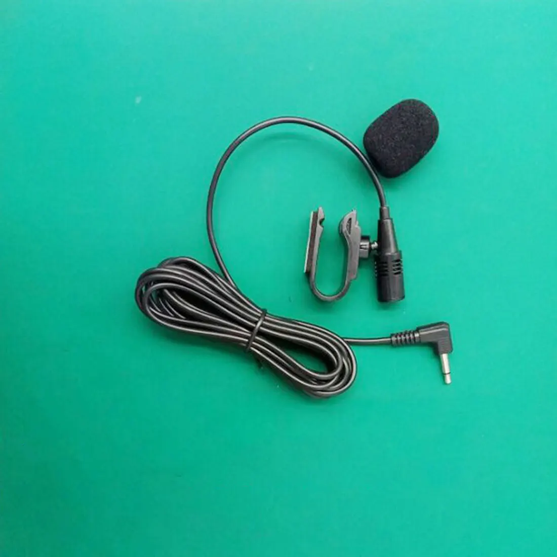 Marsnaska Горячая 3,5 мм внешний микрофон Микрофон для автомобиля DVD Радио ноутбука стерео плеер головного устройства кабель 3 м с u-образной фиксацией зажим
