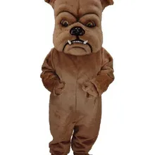 Талисман Best_Price коричневый маскарадный костюм бульдог мультяшный персонаж карнавальный костюм вечерние костюмы
