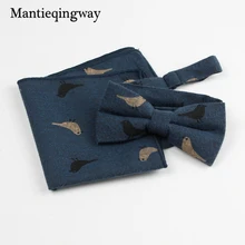 Модный хлопковый Свадебный галстук с принтом Пинки Hanky набор для мужчин Gravata Borboleta Vestidos Карманный квадратный галстук с бантом