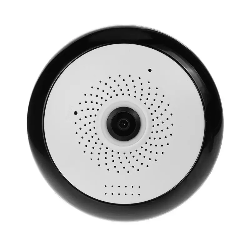 

360 Degree VR Panoramic IP Camera Wifi Wireless Widest Viewing Angle Two Way Audio Fish Eye Motion Detect P2P Webcam for Home