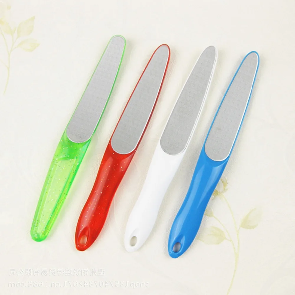 4pcs Mini Steel Nail File Cuticle Trimmer Nail Art Buffer Polish Tool