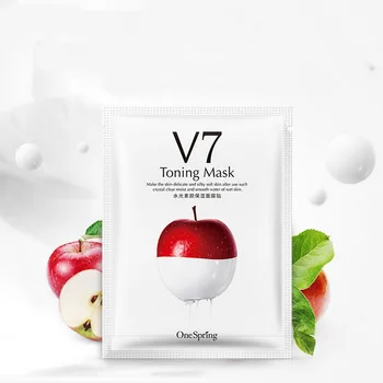 

V7 Water Light Facial Mask Propolis Nourishing Moisturizing Brightening Anti Acne Face Mask For Sleep Jelly 5/10pcs Whitening