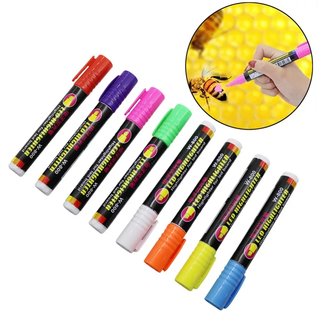 2 pz Queen Ape Strumenti di 8 Colori di Plastica Ape Queen Pennarello Penna del 2 pz Queen Ape Strumenti di 8 Colori di Plastica Ape Queen Pennarello Penna del