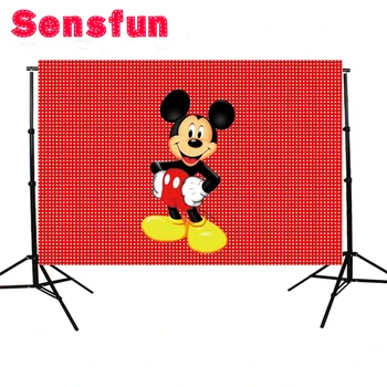 

Red Polka Dots Minnie Newborn Children Birthday Baby Shower Custom Photo Studio Backdrop Background Vinyl