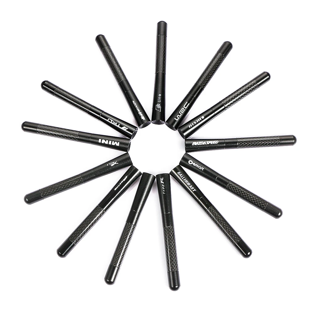 car styling universal 12cm carbon fiber aluminum radio car antenna screws type fit most cars car styling universal 12cm carbon fiber aluminum radio car antenna screws type fit most cars