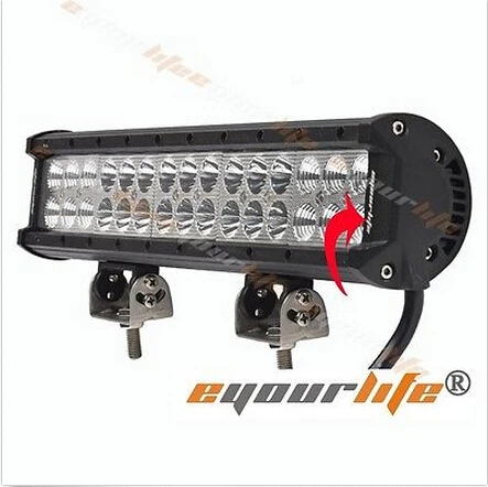 Eyourlife 14inch 90W SUV Offroad Spot Flood Led Work light Bar for Boat Truck atv Indicators Light with IP68 Waterproof 99