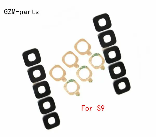 Задняя крышка для камеры заднего вида, стеклянная крышка для объектива, клей для наклеек для samsung Galaxy S7 S7 Edge S8 Plus G955 S8 G950 S9 S9 Plus