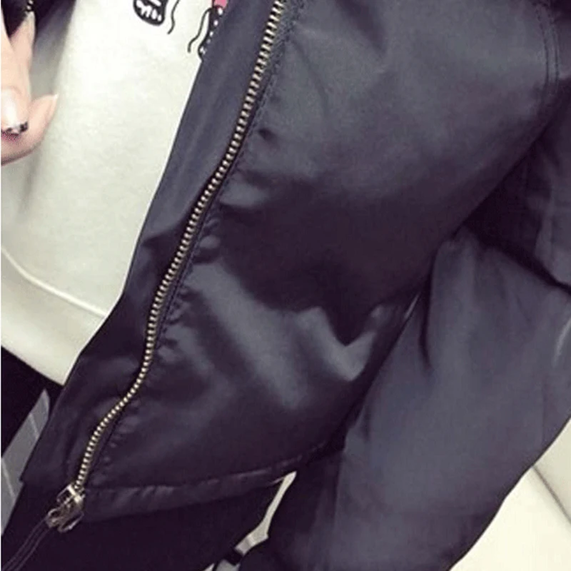 Lambswool Neck Winter Jacket Women Padded 2019 New Casual Loose Black Coats Ladies Warm Parkas Zipper Outerwear