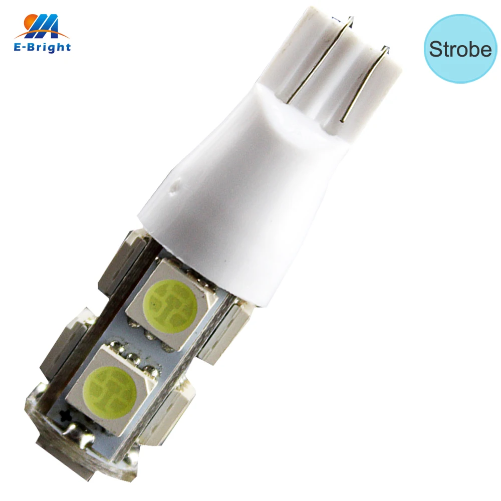 Лучшая цена! 500 шт./лот T15 5050 9 SMD светодиодный 194 168 W5W Стробоскопическая функция
