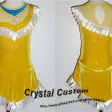 Лидер продаж, платья для фигурного катания для девочек, новое Брендовое платье конькобежное на заказ DR3212