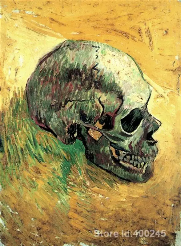 

Online Art Gallery Vincent Van Gogh Handmade oil paintings Skull High quality