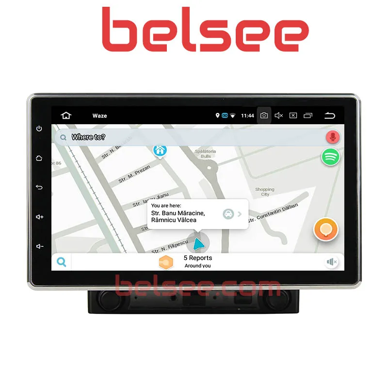 Belsee 10," ips сенсорный экран 4 ГБ Android 8,0 двойной 2 Din универсальный DVD мультимедийный плеер головное устройство стерео автомобильный ПК радио gps Nav