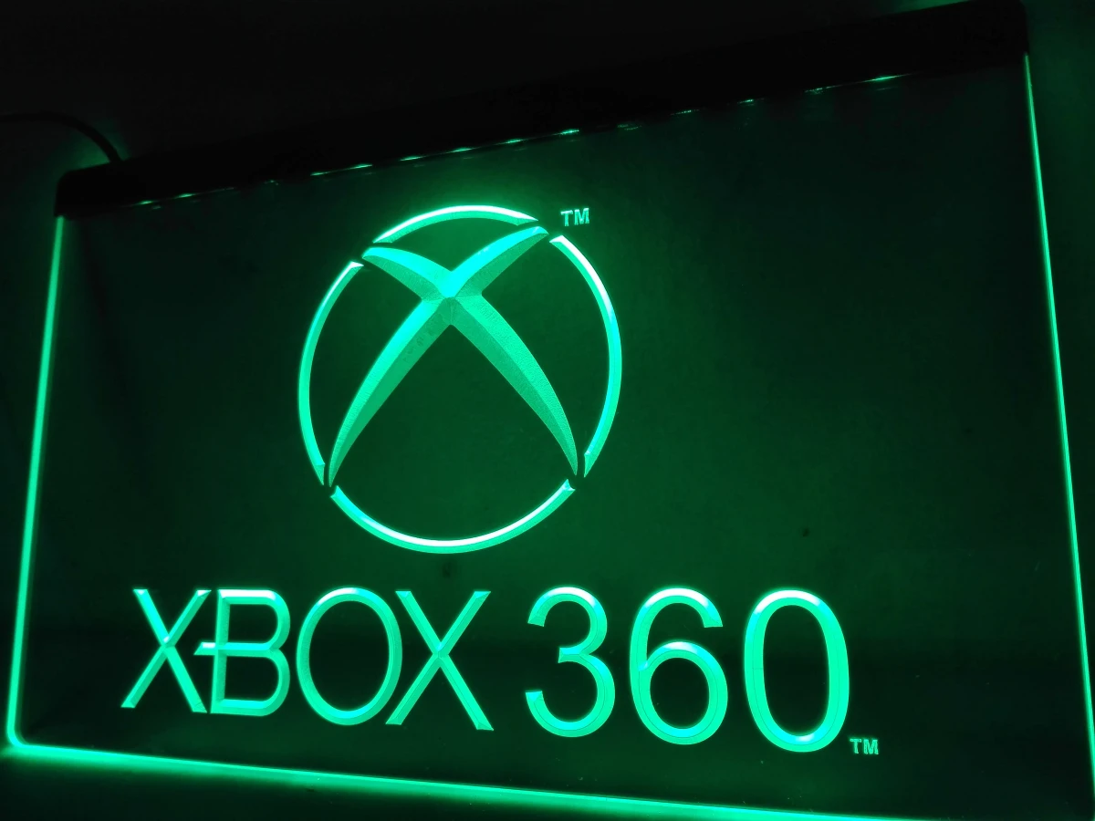 LH003g XBox 360 LED Neon Light Signs-in Plaques & Signs from Home & Garden on Aliexpress.com