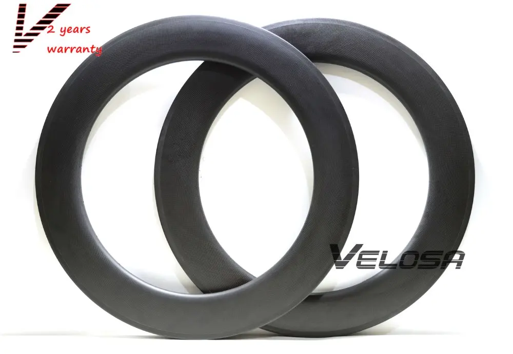 Full carbon road bike rims, 88mm clincher/tubular ,classic 23mm width 700C road bike carbon rims
