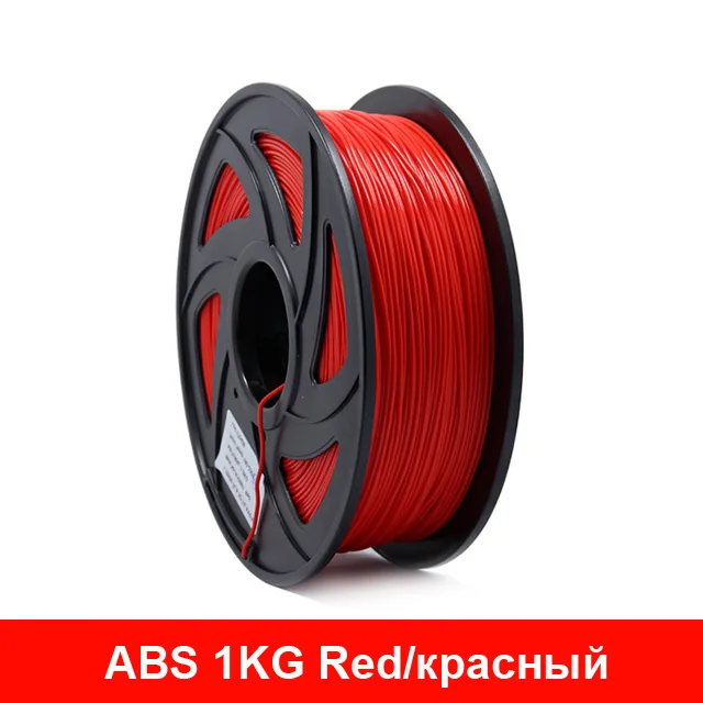 Новинка 0,5 кг/1 кг 1,75 мм PLA ABS нити для 3d принтера печатные материалы - Цвет: ABS 1KG Red