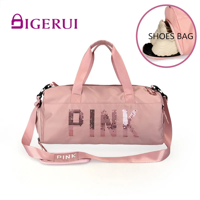 

DIGERUI Waterproof Women Gym Bag Women Hiking Bag for Yoga Travel Tote Sac De Shoulder Sports Women Training Bag Duffle Luggage