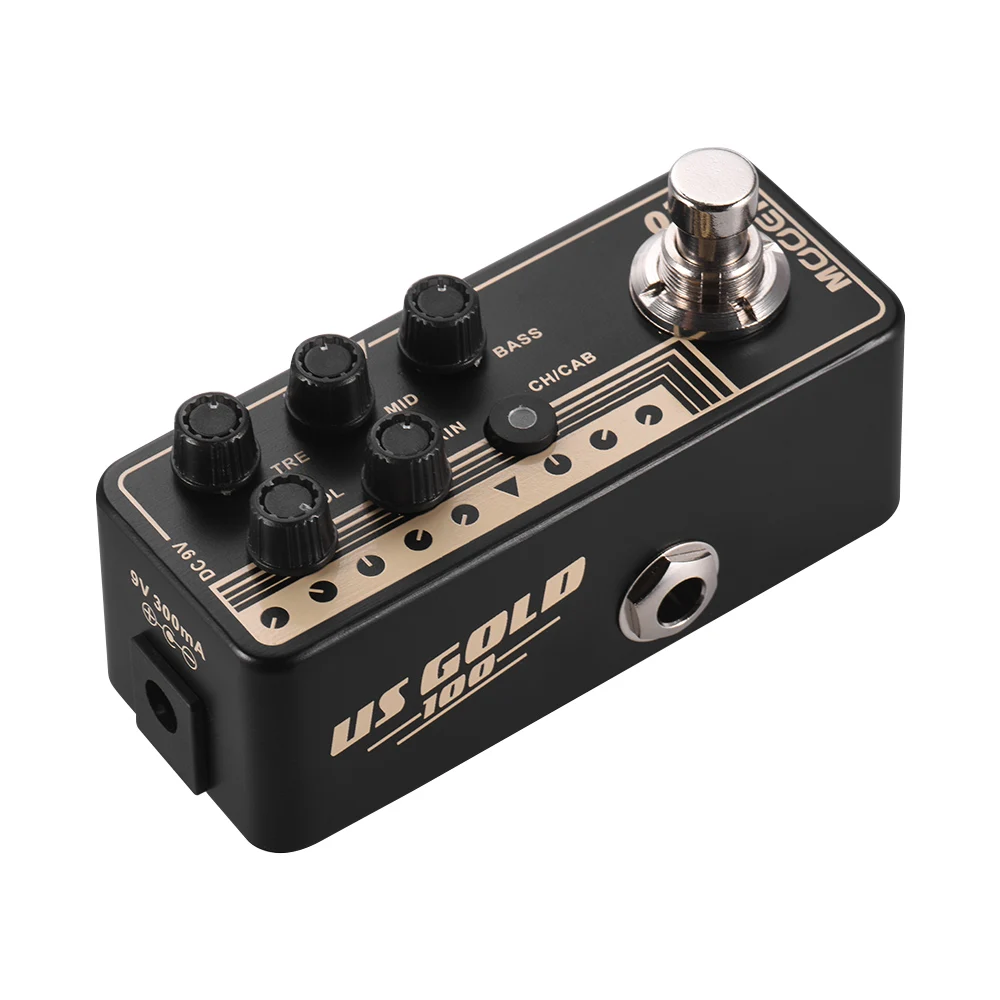 Mooer MICRO PREAMP Series 012 US GOLD 100 британский стиль цифровой усилитель горячий гитарный