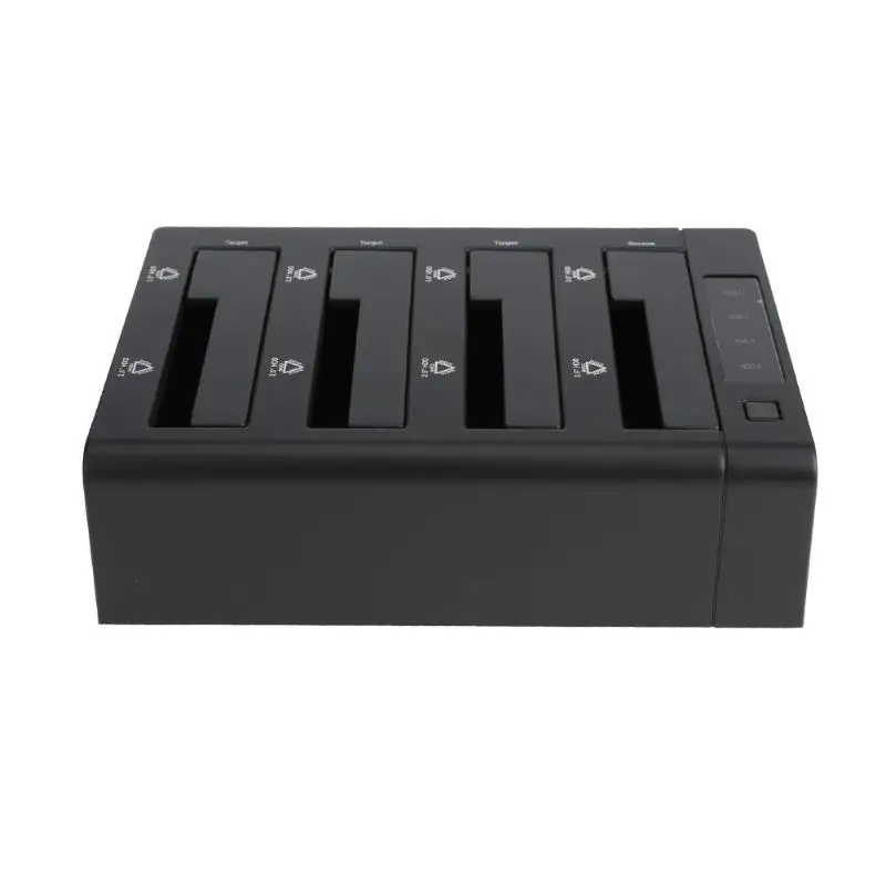 

ALLOYSEED SATA USB3.0 Four Bay Hard Drive HDD Docking Station Hard Disk Offline Cloning Duplicator Box