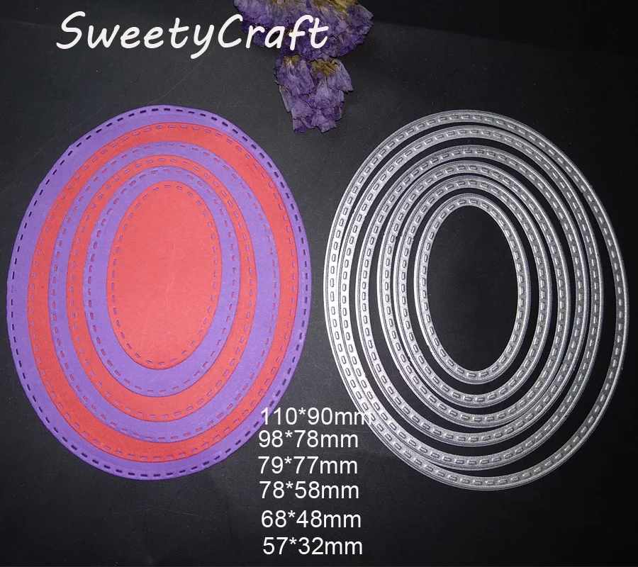 Oval Stitch Frame Dies