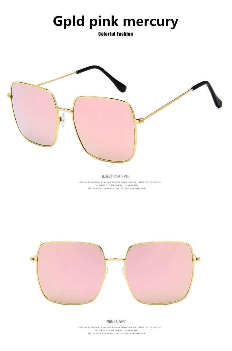 2019 NEW Square Frame Vintage Sunglasses Women Oversized Big Size Sun Glasses for Men Female Shades Black UV400 Eyewear 2019 NEW Square Frame Vintage Sunglasses Women Oversized Big Size Sun Glasses for Men Female Shades Black UV400 Eyewear