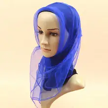 60*60 см галстук для волос этнический мусульманский морщинка
