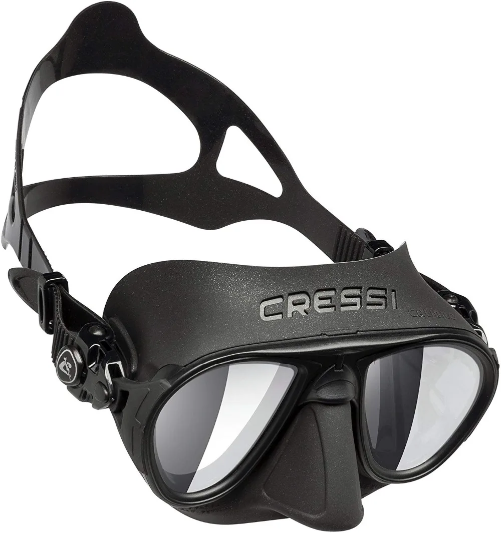 Респиратор Cressi калибрующий для дайвинга ультра низкий объем закаленное стекло 2