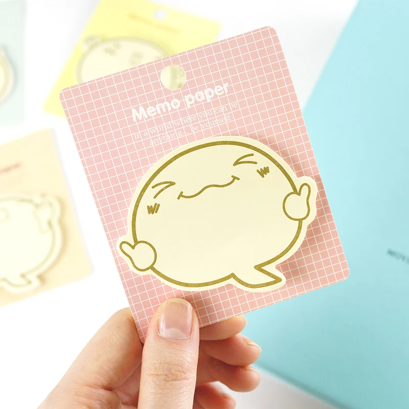 

Kawaii Cute Emoji Memo Pads Message Paper Craft Student Stationery School Office Supply Sticky Notes Stick Label