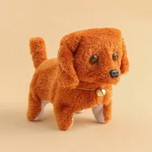 Новинка, Детская плюшевая электронная игрушка, собака, робот, домашние животные, ходячие собаки, игрушки, подарок для детей на день рождения