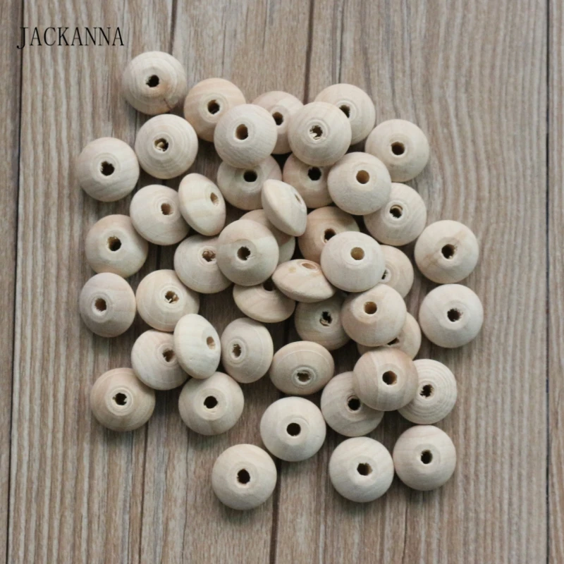 Чешские бусины, прорезыватель, деревянные бусины «счеты» Прорезыватели для зубов 18*10 мм, винтажные чешские деревянные Bicone beads из натурального дерева, цвет 100 шт