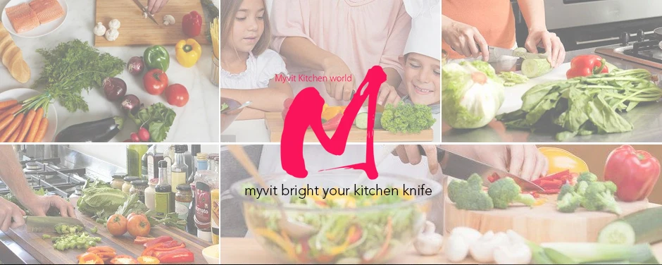 Myvit Кухня Ножи комплект 3 шт. японский Стиль Кухня Ножи мясо Тесак кожура фруктов Ножи Нержавеющая Сталь Шеф-повар Ножи