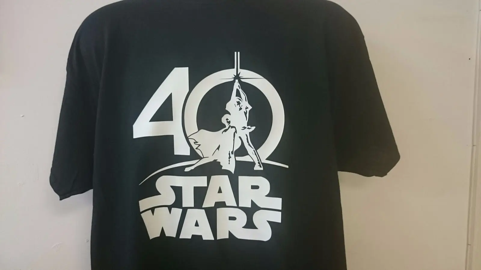 

STAR WARS 40TH ANNIVERSARY PRINTED T-SHIRT Youth Round Collar Customized T-Shirts free shipping