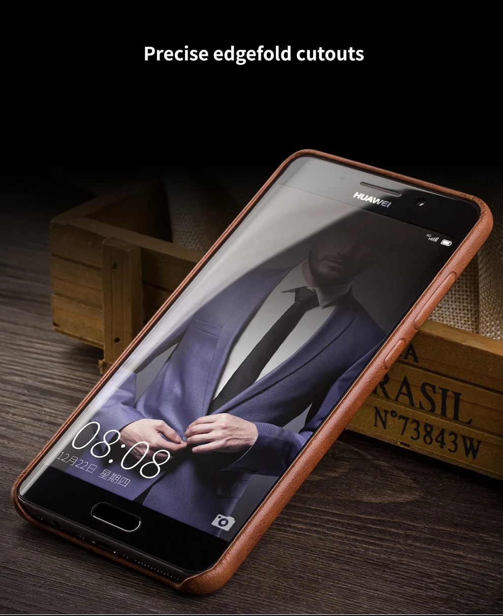 Для Huawei Коврики 9 натуральной телячьей кожи чехол из натуральной коровьей натуральной кожи задняя крышка телефона с держателем карты для huawei Коврики 9 Pro